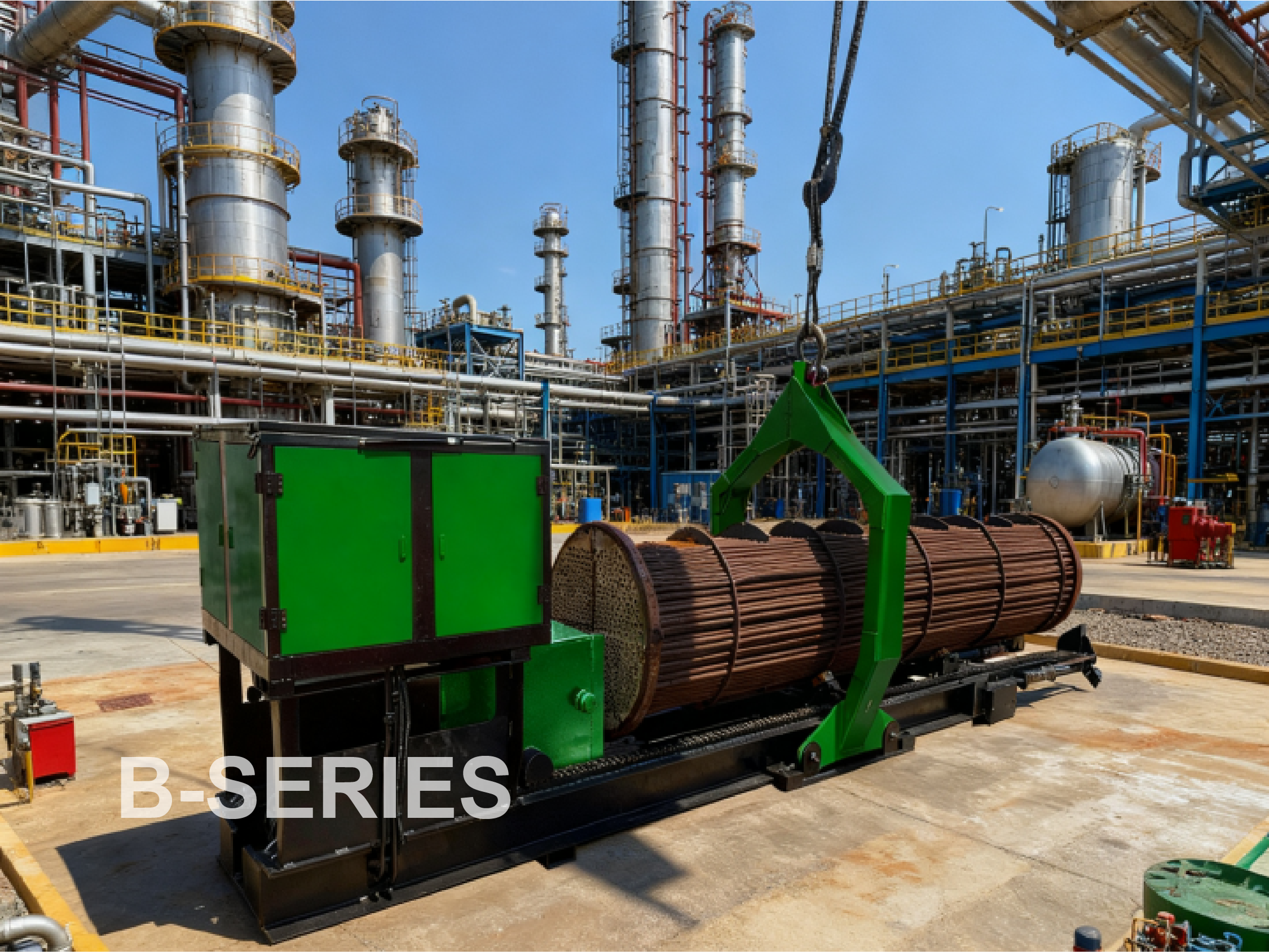 柴油动力管束抽装机